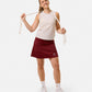 EMMA - Long A-shaped sports skirt