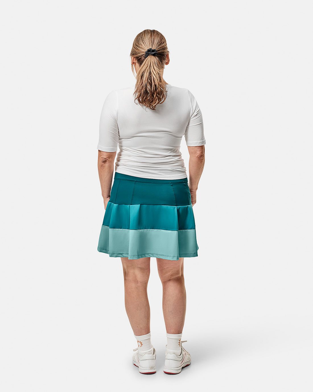 EMMA - Long three-color sports skirt