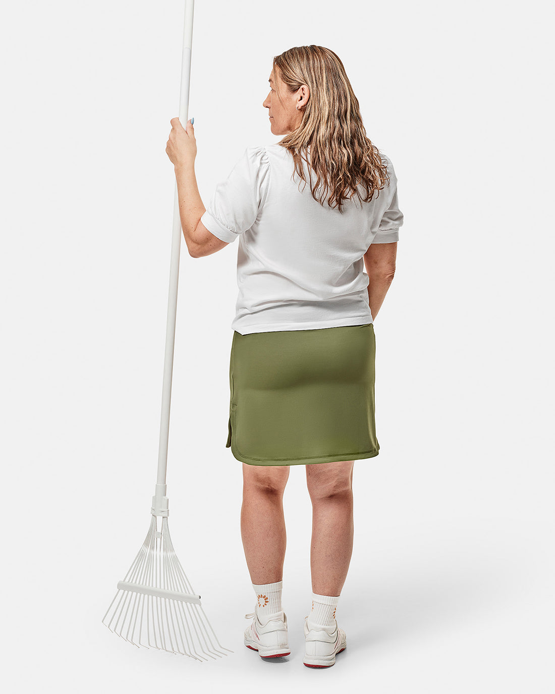 ISABELLA - Long solid-colored sports skirt