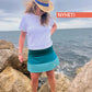 EMMA - Long three-color sports skirt