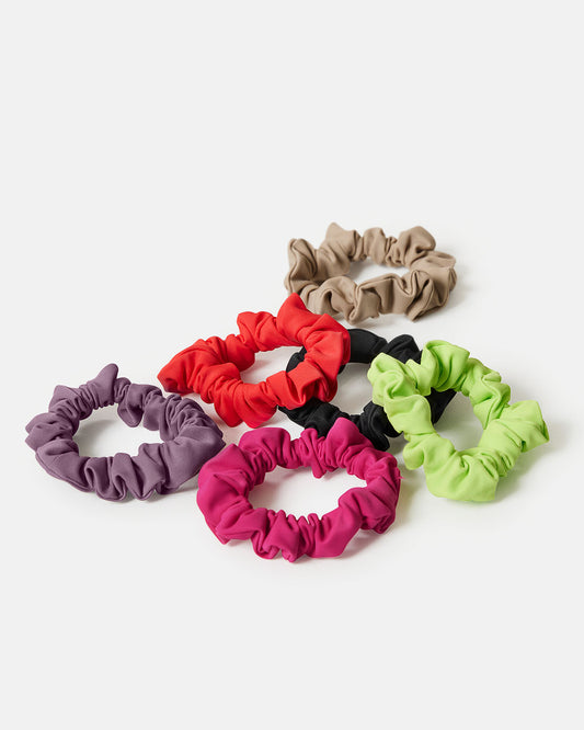 Scrunchies, available in several colors